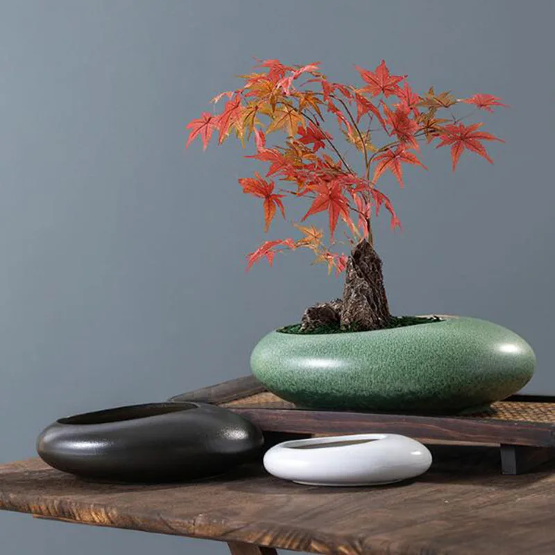 Грубая керамическая ваза для б – обзор и цена Bonsai Garden Art