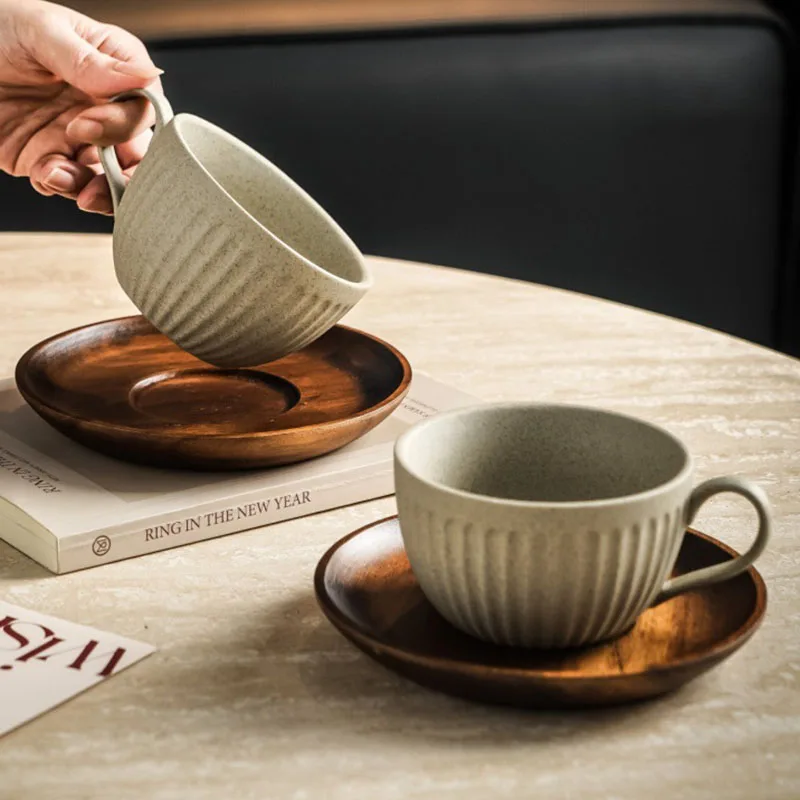Керамическая кофейная чашка с  – обзор и цена Drip Tray Saucer