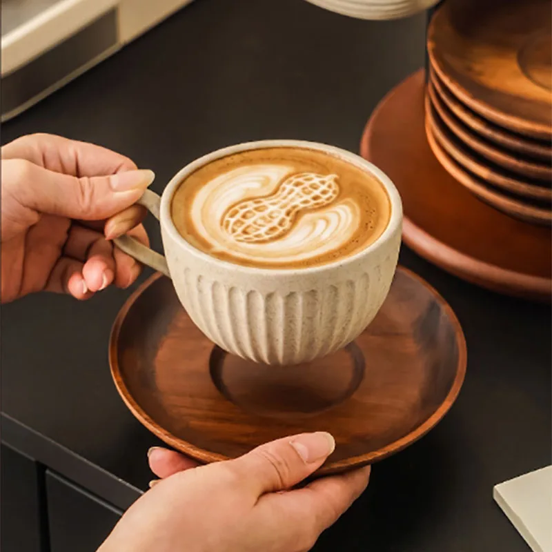 Керамическая кофейная чашка с  – обзор и цена Drip Tray Saucer