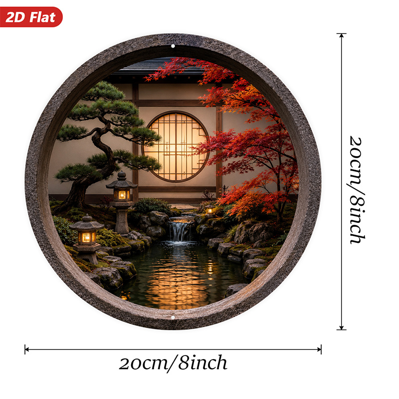 2D плоская, 1 шт. круглая мета – обзор и цена Bonsai Garden Art